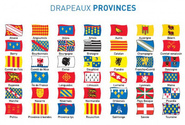 Drapeau&Pavillon REGIONS&PROVINCES DE FRANCE